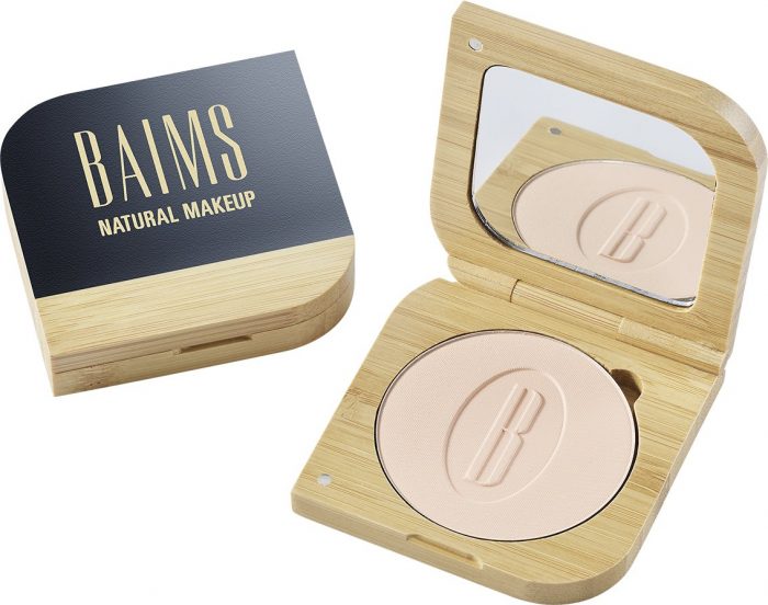 Baims Mineral Pressed Powder 10 Light Open1-Baims Vegan Pudra 10 Light Açık1