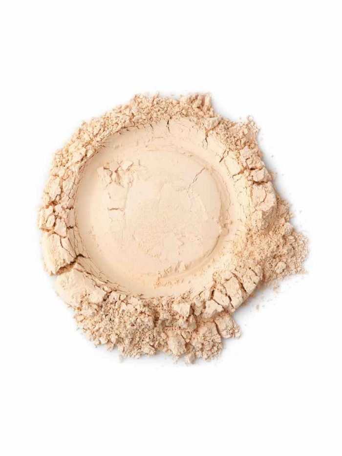 Baims Mineral Pressed Powder 10 Light Texture-Baims Vegan Pudra 10 Light Doku