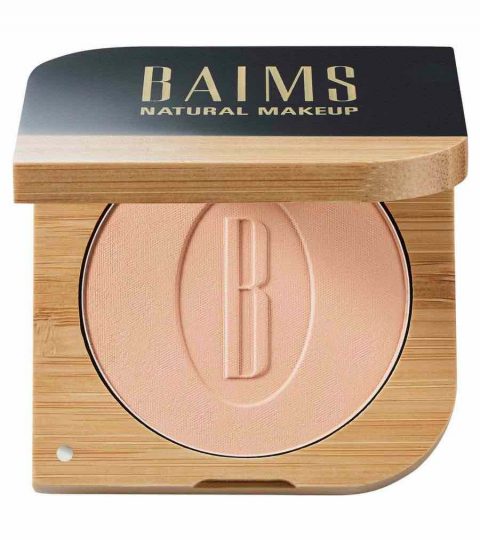 Baims Mineral Pressed Powder-Vegan Pudra 30 Medium Dark